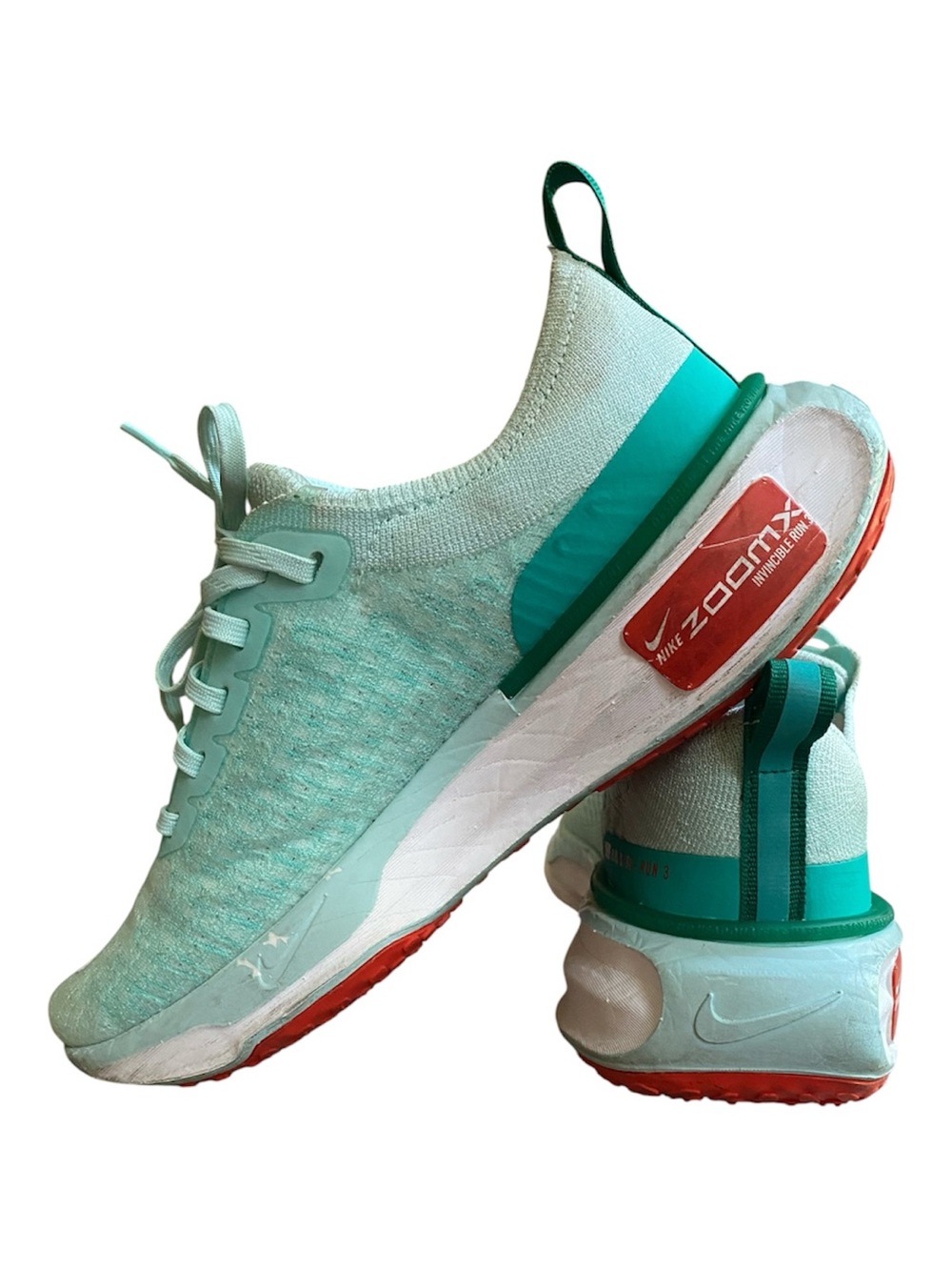 Nike Women’s Teal Mint and Coral ZoomX Running Sneakers